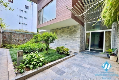 Unfurnished 4 bedrooms house for rent in To Ngoc Van st, Tay Ho ward, Ha Noi